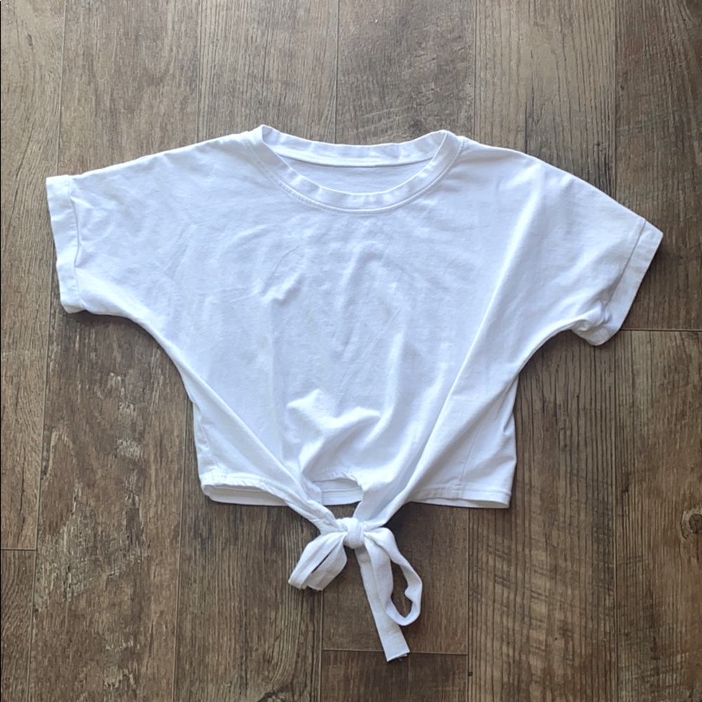 Front Tie Crop Top